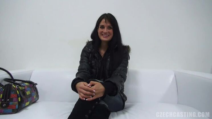 Czech Brunette Zaneta Solo Amateur Casting