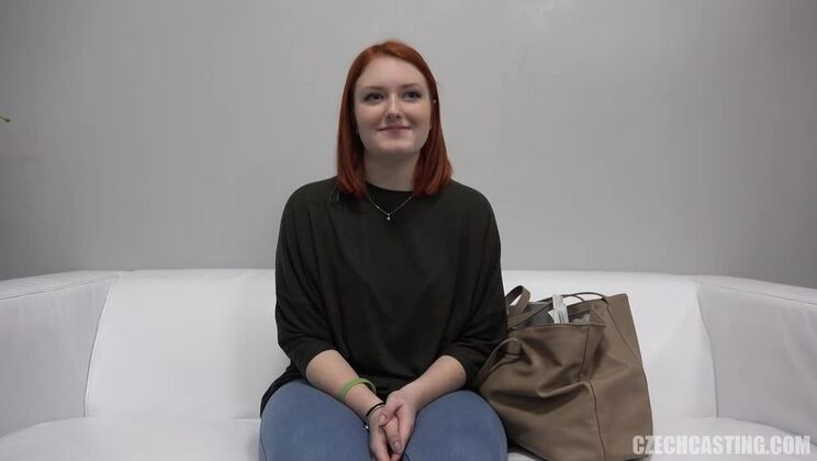European Redhead with Huge Ass in Casting