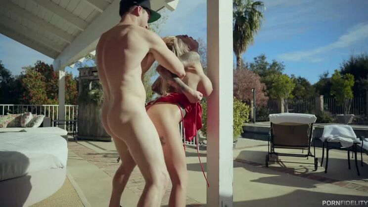 POV Sex with Tattooed Blonde Karma Rx and Big Cock