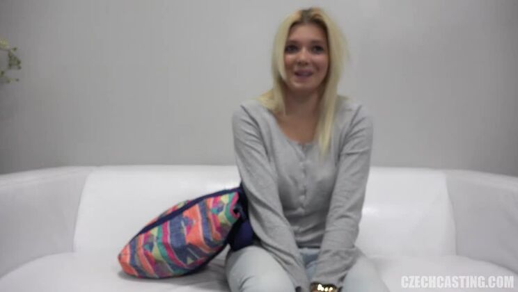 Czech Blonde Andrea's Casting
