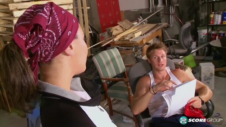 Facial in the Garage with Selena