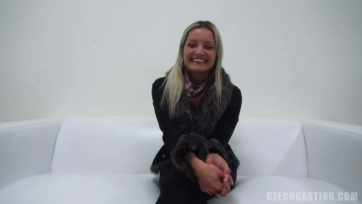 Petra 7720 - Blonde Czech Babe Casting with Big Cock POV
