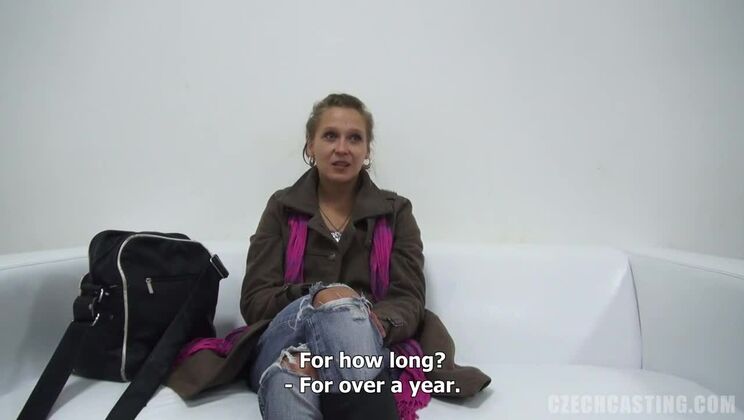 European Casting with Czech Blonde Tease