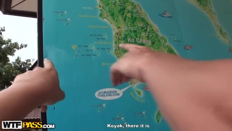 Outdoor Sex in Thai with Cleopatra Rios and Slava