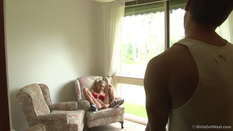 POV Action with Blonde Amber and Josh