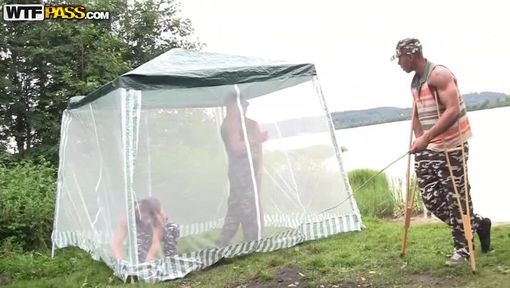 Russian Hailey's Hot Gangbang