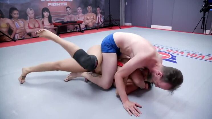 [EvolvedFights] - Chad Diamond Faces Big Tits Sheena Ryder in Anal Wrestling - Sheena Ryder - Chad Diamond