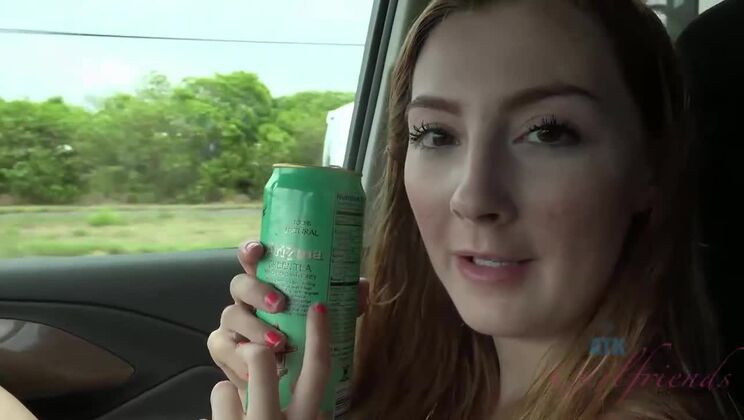 Footjob Fun With Skinny Redhead Megan Winters