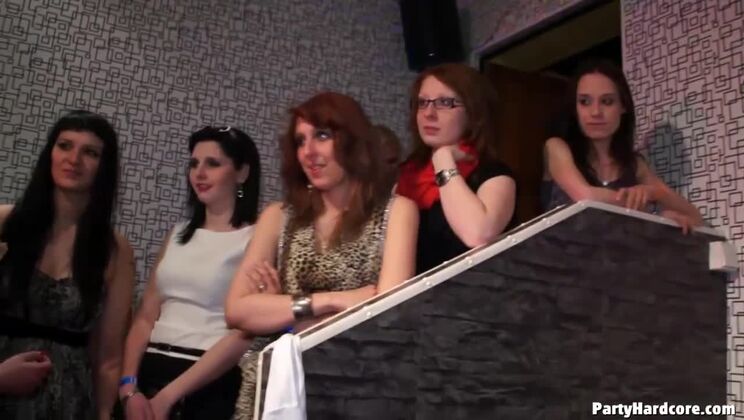 Amateur Party with Blonde and Brunette