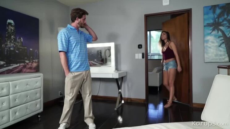 Lingerie-Clad Babysitter Jaye Summers Gets Pounded