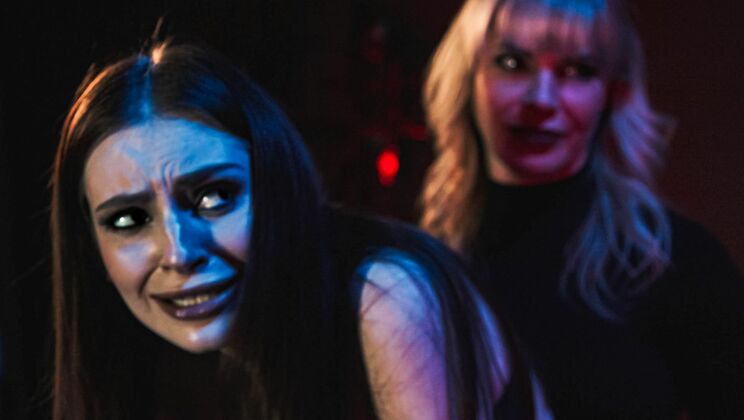 [PureTaboo] - Lesbian Strap-On Domination - Maya & Dana Face Their Fears - Maya Kendrick - Dana DeArmond - Steve Holmes