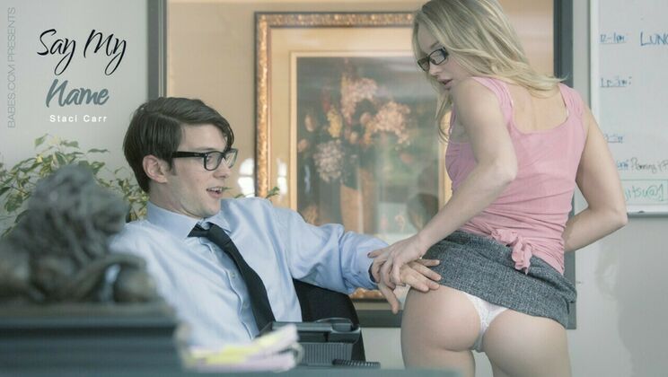 [Babes.com] - Creampie Finish for Blonde Staci Carr After Intense Blowjob - Staci Carr - Celtic Iron