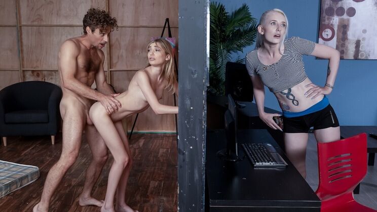 Doggy Style and Cowgirl with a Blonde Roommate