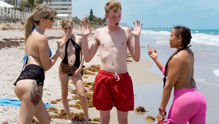 Young Petite Blonde Gets It Third Time