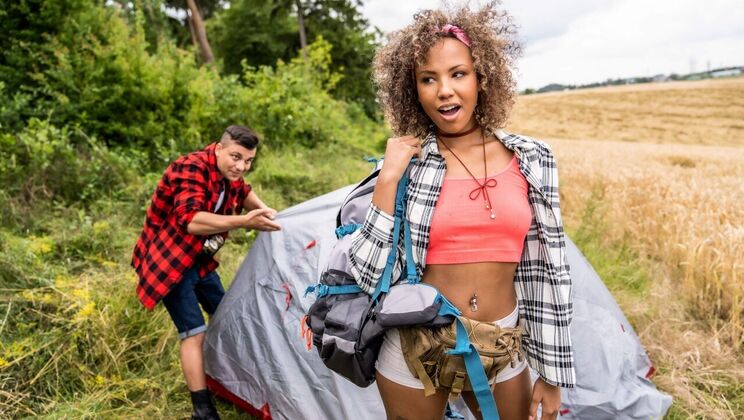 European Romy Indy Gets Creampie in Outdoor Sex