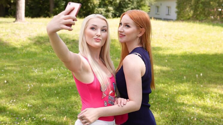 Lesbian Lovemaking: Blonde and Redhead