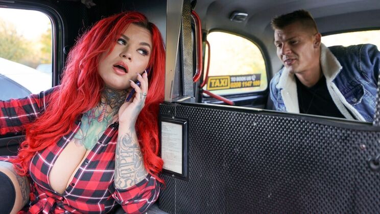 [FemaleFakeTaxi] - Outdoor Fuck with Tattooed Driver - Sabien DeMonia - Damian Dickey
