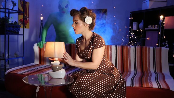 Spooning Fuck with Mom on Halloween