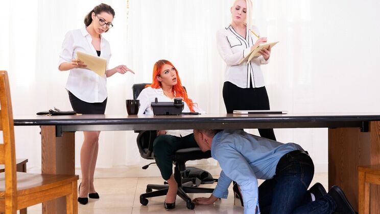 Standing Doggystyle with a Tattooed Redhead