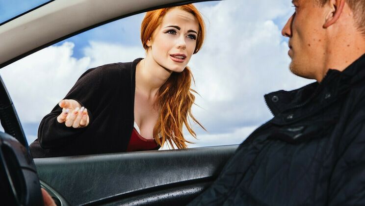 [StrandedTeens] - Ella Hughes British Redhead Fellation - Ella Hughes