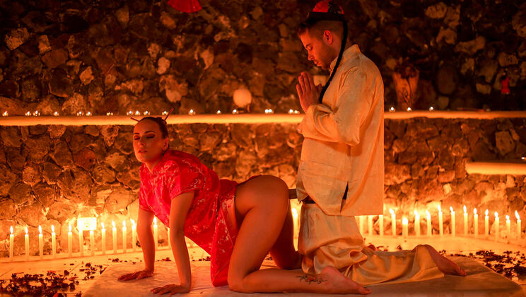 Trimmed Pussy and Big Cock Action with Alberto