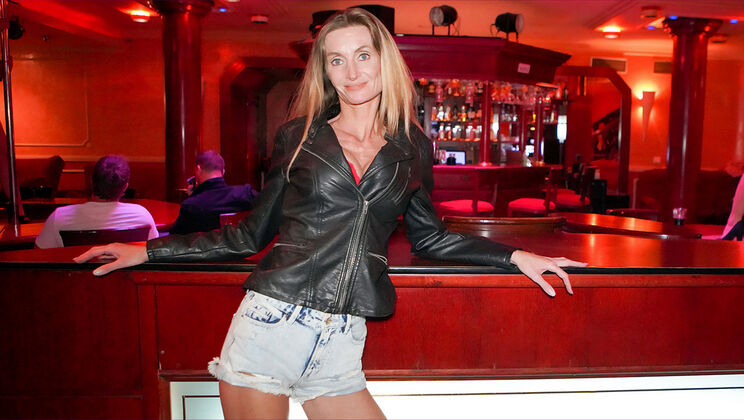 First Time Casting with Shaved Blonde Babe