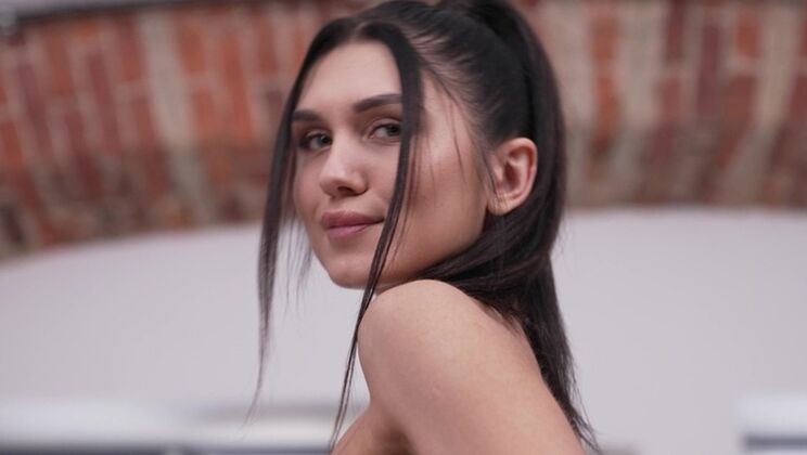 DP and Facial Cumshot for a Fit Brunette