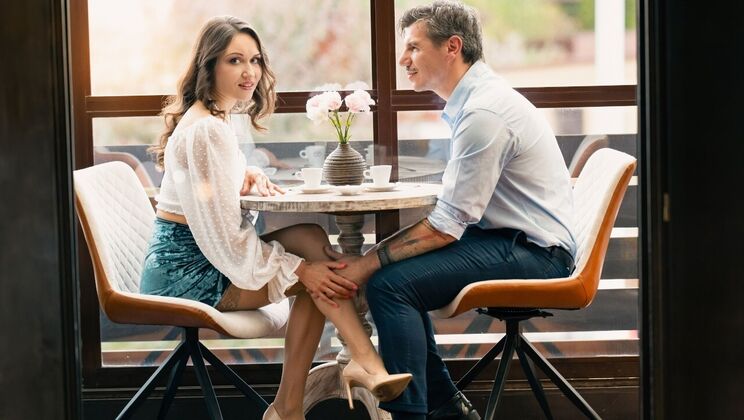 Denis Marti fucks Kristina Grace hard in the bathroom