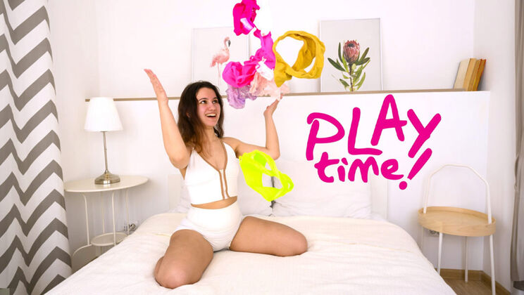 [ClubSweethearts] - Sunny May's natural tits and fingers - Sunny May