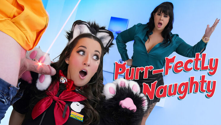 [AskYourMother] - Stepmom and Neko Girl Swap Cum with Horny Stepson - Freya Von Doom - Jimmy Michaels - Misty Meaner