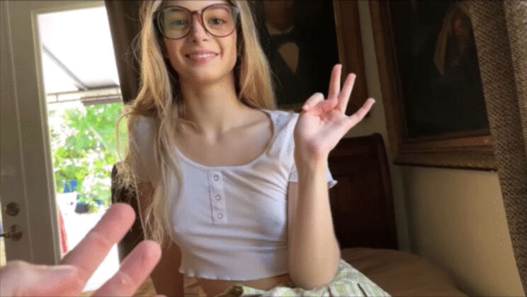 Molly Little's Secret Taboo Game - Teen POV Sex