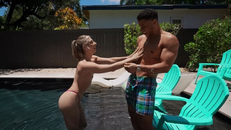 [RKPrime] - Outdoor Sex: G-String Latina Takes Big Cock - Mike Ox - Cheerleader Kait