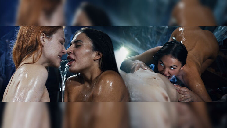 [Parasited] - Fetish Parasited Lesbian Scene - Clemence Audiard - Milan Cheek - Sofia Rivers