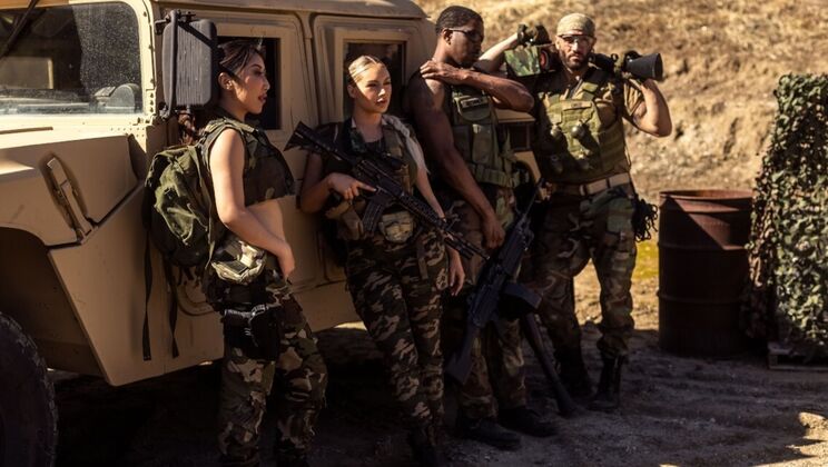 Squirting Orgasm During Intense Standing Doggystyle