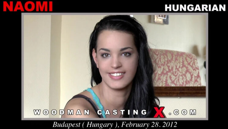 [WoodmanCasting] - Naomi's Anal Casting Ends with a Huge Gape - Naomi